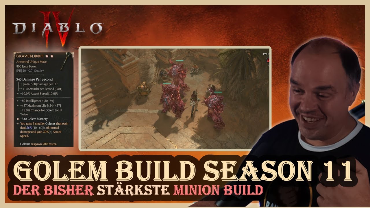 GOLEM Necro Build: Der STÄRKSTE MINION BUILD in Season 11 🔥 Full Guide