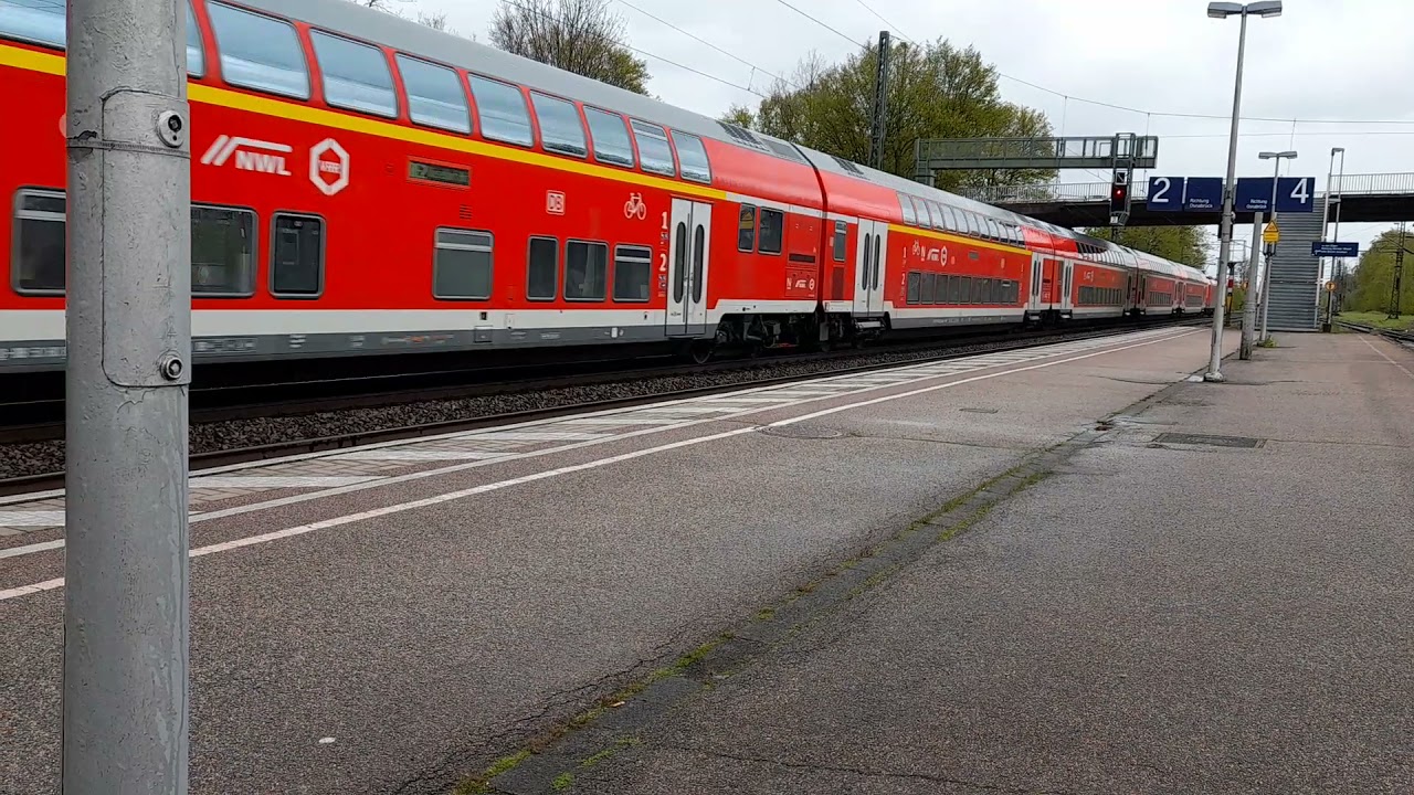 Zug Duchfahrt in Hasbergen 5.5.2021 (Trainspotting)