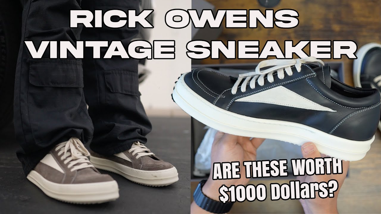 Почему люди платили 3000 долларов за винтажные кроссовки Rick Owens?