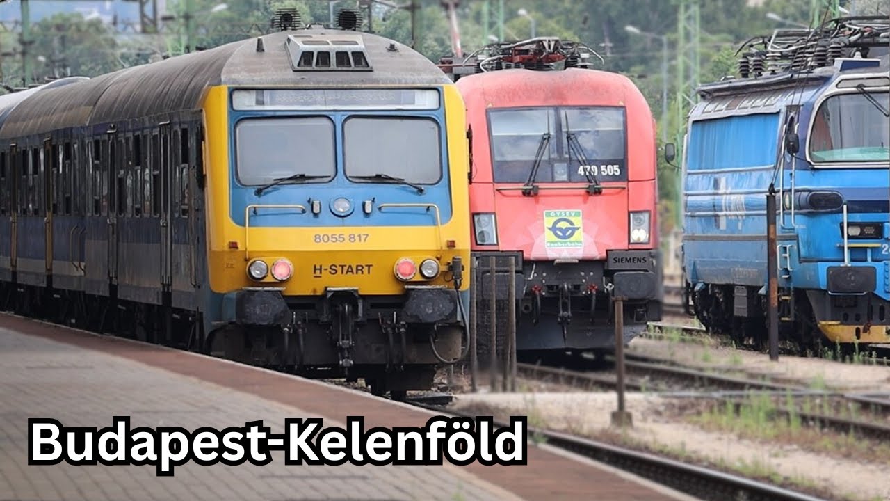 Vonatok Budapest-Kelenföld ★ Züge Budapest-Kelenföld ★ 27.07.2025