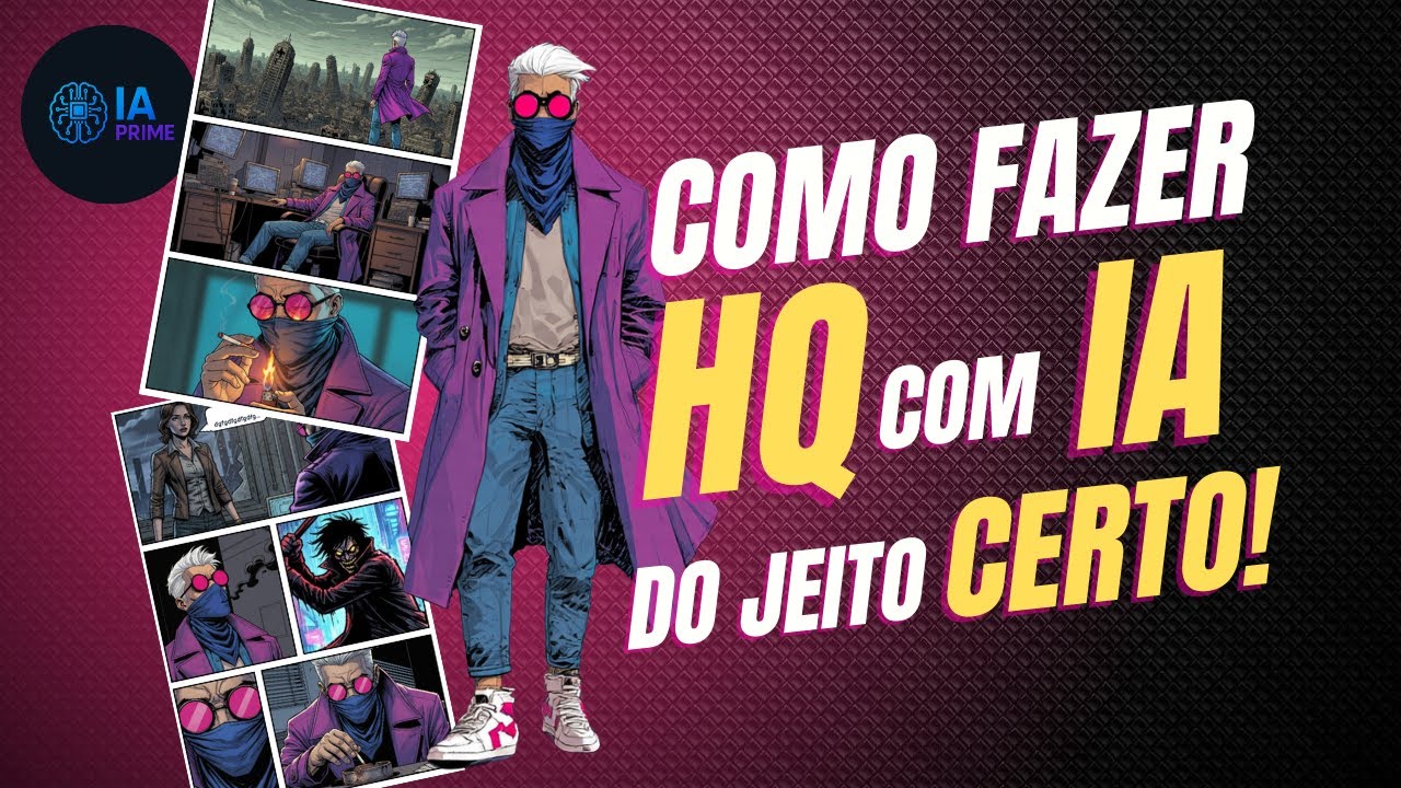 🎨 COMO CRIAR HQ COM IA DO JEITO CERTO!