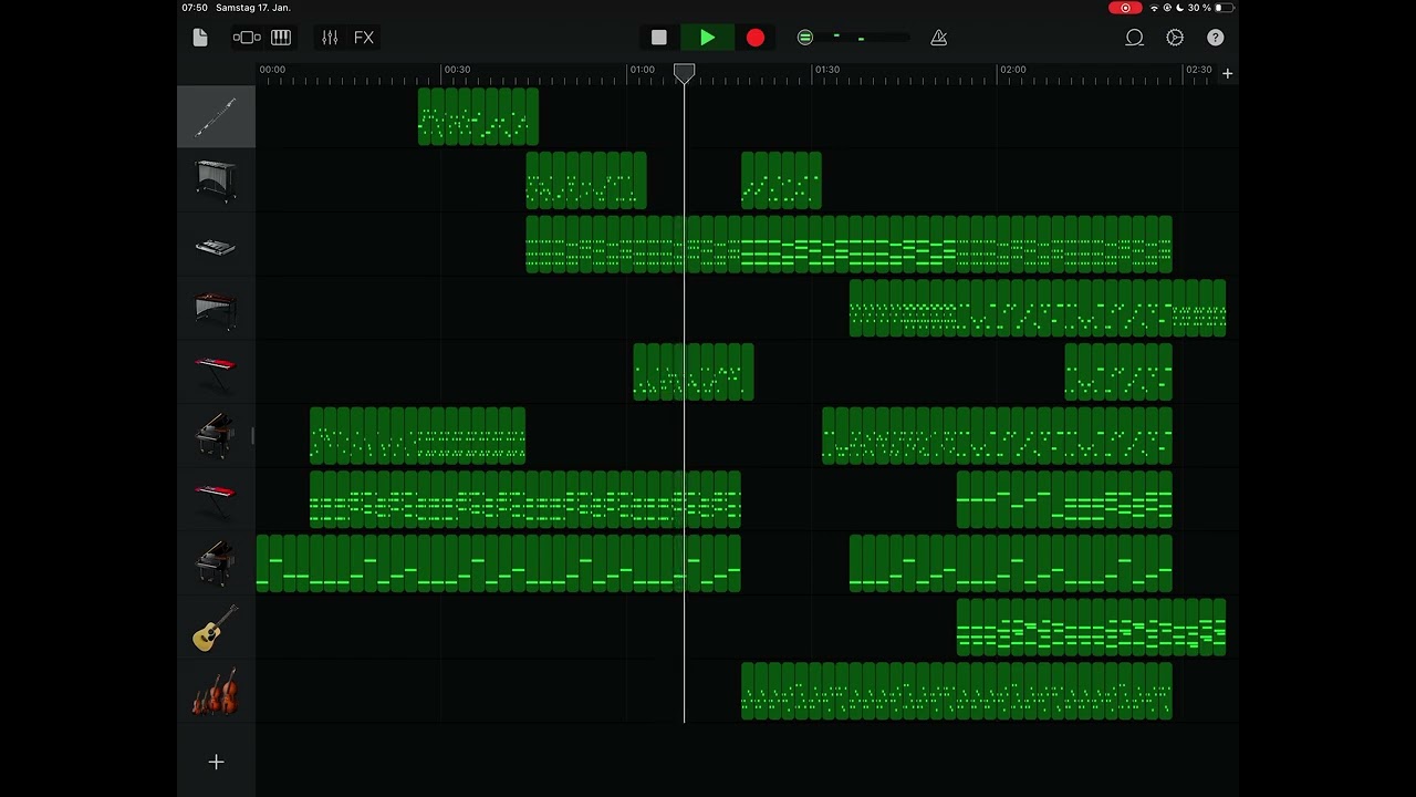 I tried to make snow theme but in a dorian scale instead of minor