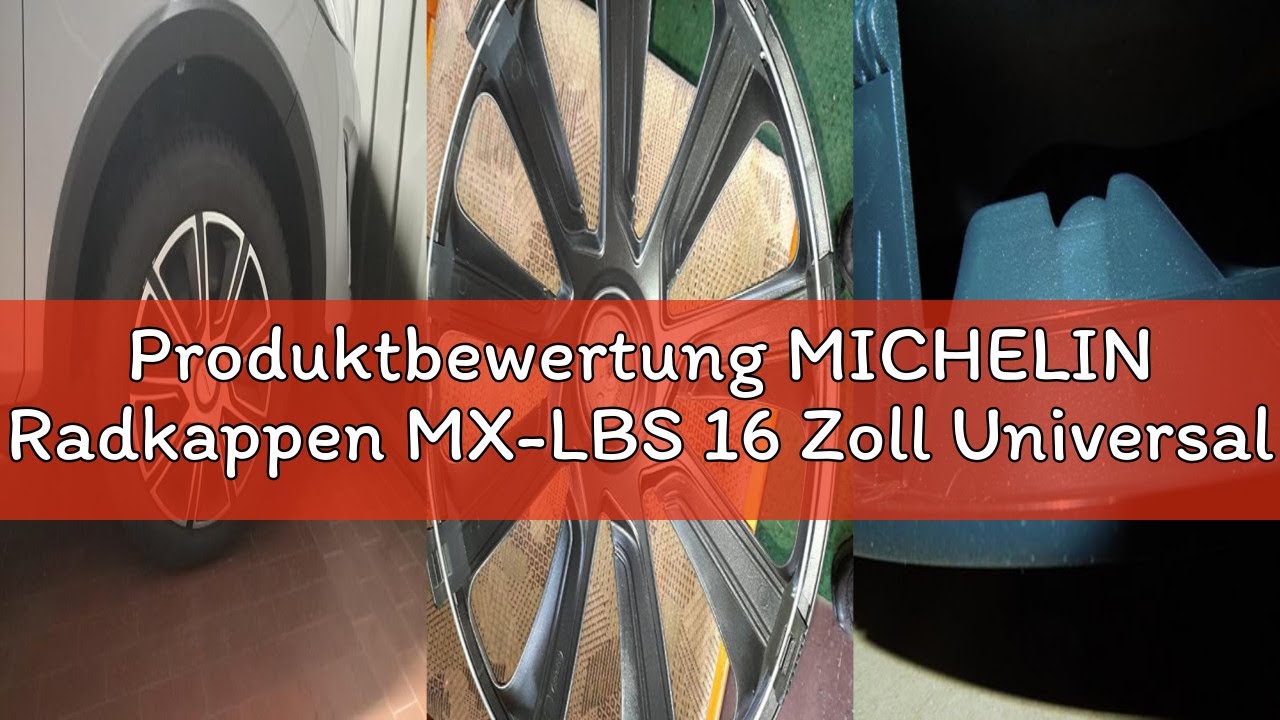 Produktbewertung MICHELIN Radkappen MX-LBS 16 Zoll Universal Radzierblenden 4er Set Fürs Auto ABS Ku