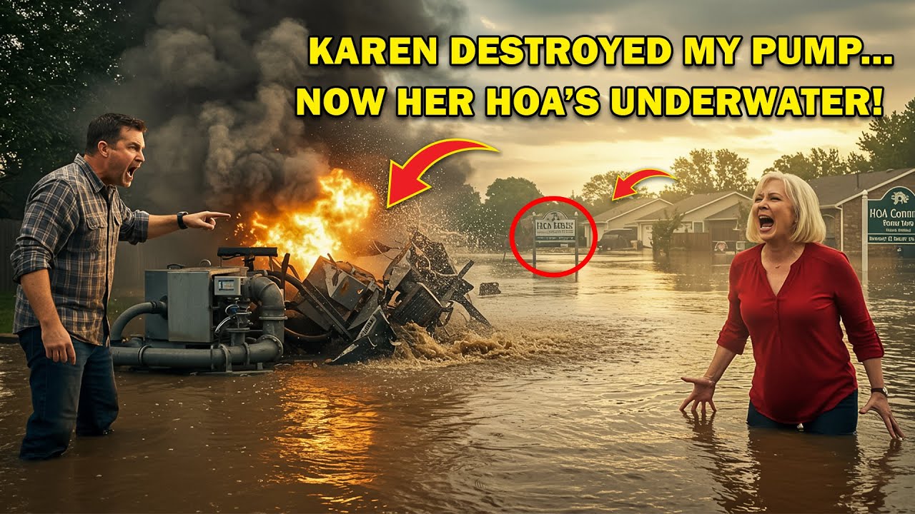Карен из ТСЖ взорвала мою насосную станцию, а потом запаниковала, когда паводковые воды затопили ...