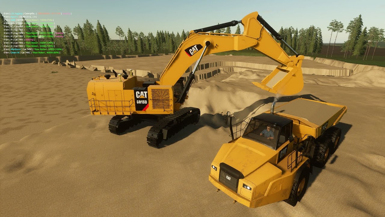 FS19 Mining with the 4MR Modding Group
