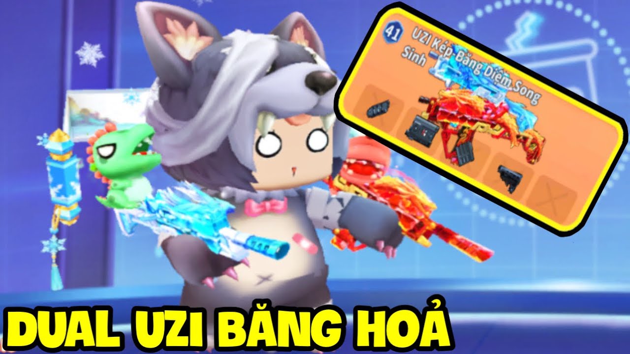 DUAL UZI LỬA BĂNG CÓ THỰC SỰ MẠNH TRONG MINI WORLD ROYALE 2025? | MEOWPEO