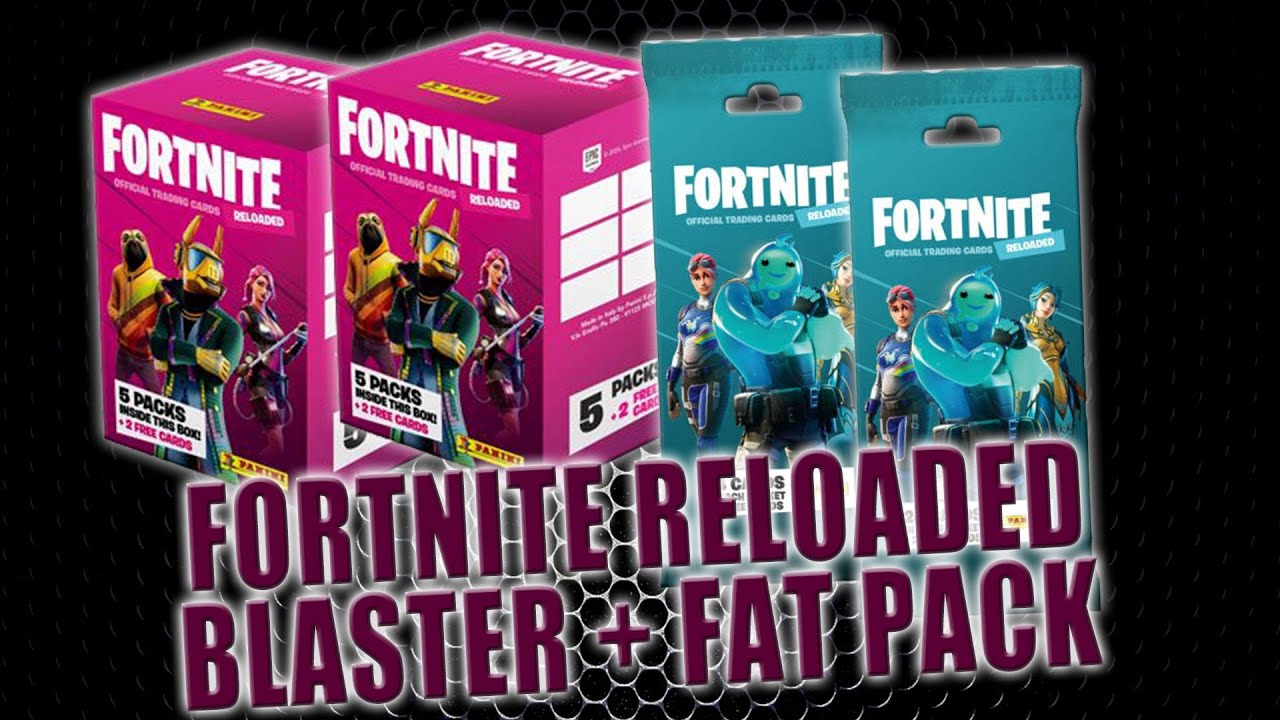 Panini FORTNITE TRADING CARDS RELOADED SERIE 2 | 2 BLASTER BOX vs. 2 FAT PACKS | Unboxing