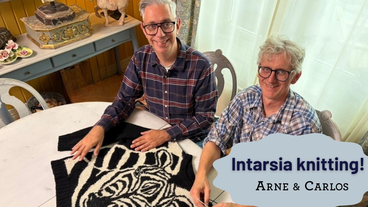 🦓 INTARSIA KNITTING: Learn How to Knit Colorwork Without Floats | Arne & Carlos Tutorial