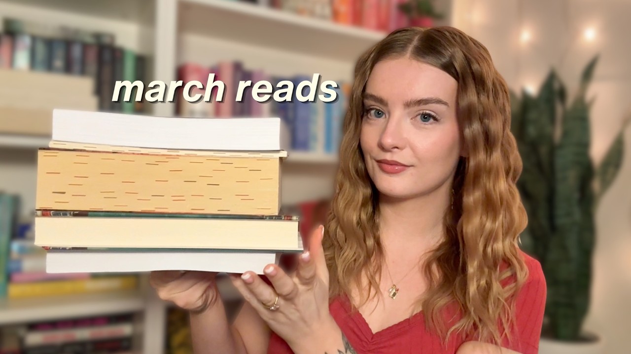 ASMR the books i read in march 🌺 monthly reading wrap up