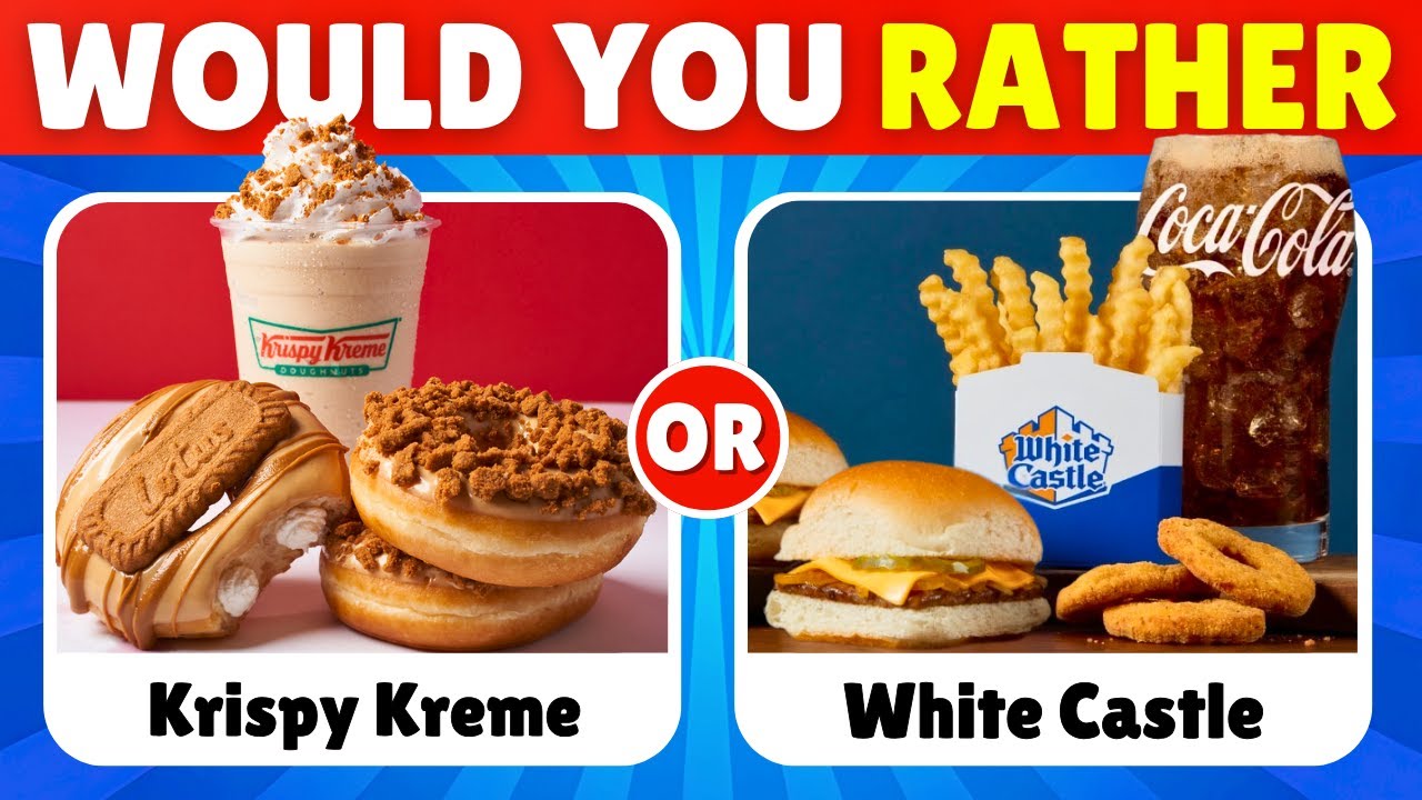 Would You Rather...? Build Your Ultimate Fast Food Combo! 🍔🍟🥤