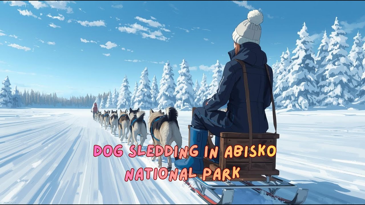 Dog Sledding Through Arctic Silence