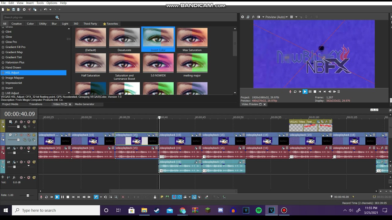 How to make My Effects from Klasky Csupo Vegas Pro 18 Random Effects 2