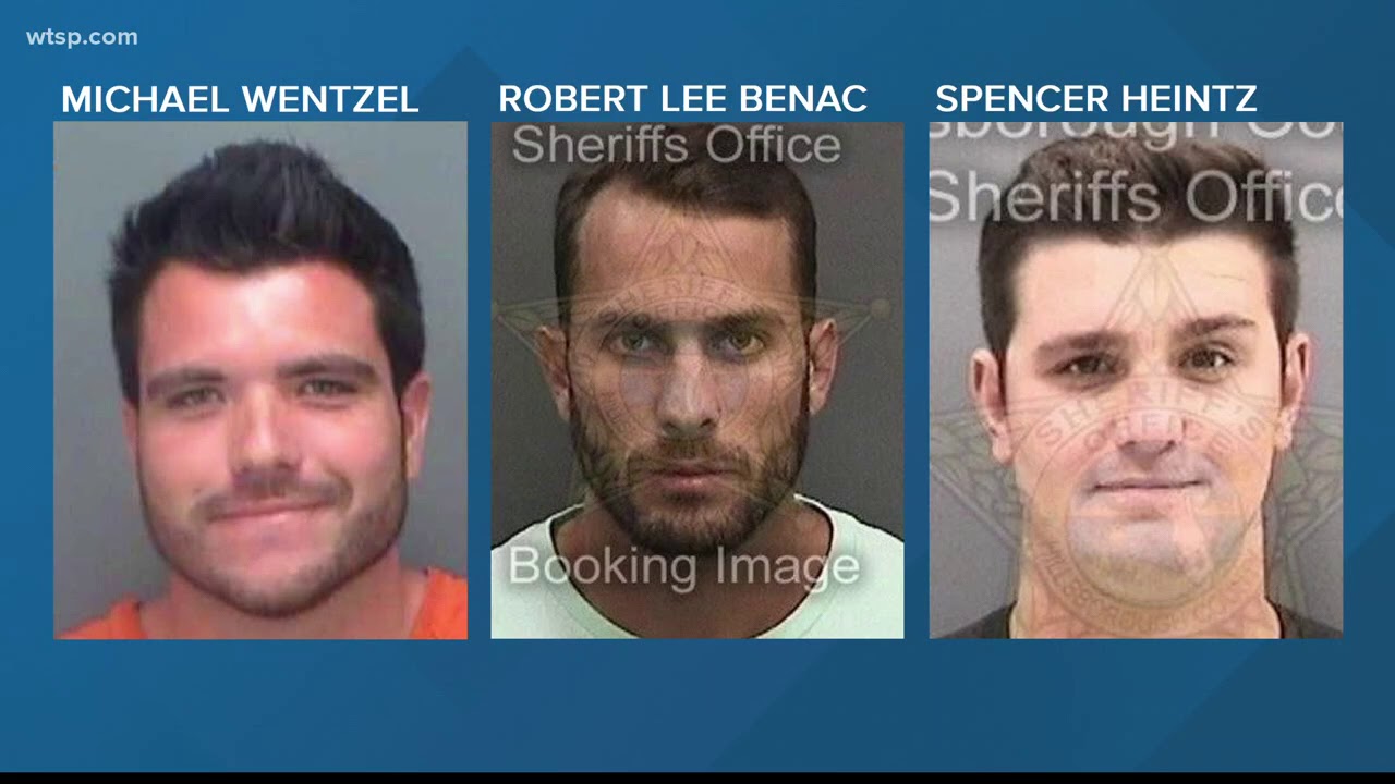 Cruelty charges dropped for 1 of 3 men accused in violent shark-dragging incident