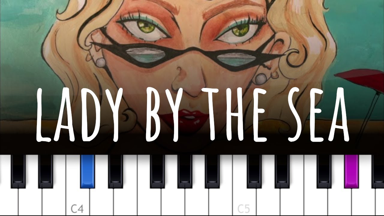Lady by the Sea ~ Stephen Sanchez (piano tutorial)