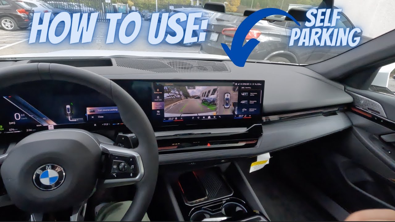 Najnowszy system samodzielnego parkowania BMW z iDrive 8.5