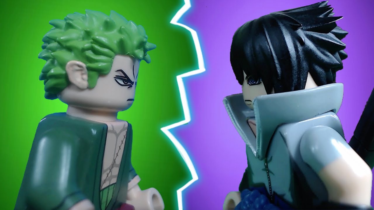 Lego Sasuke vs Zoro (Naruto VS One Piece)