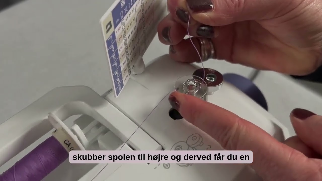 Designer Quartz 29 Spoling af undertråd
