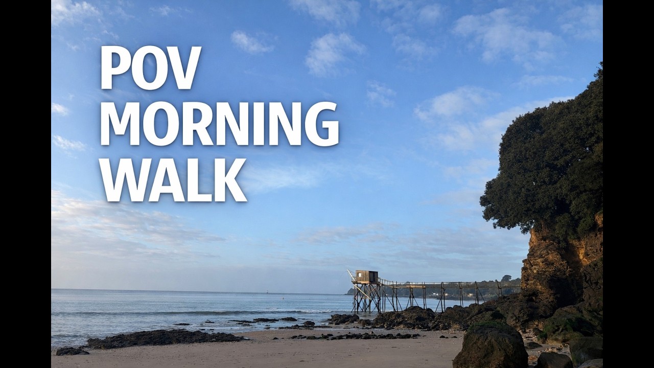 Peaceful Morning Walk by the Sea | POV Coastal Path