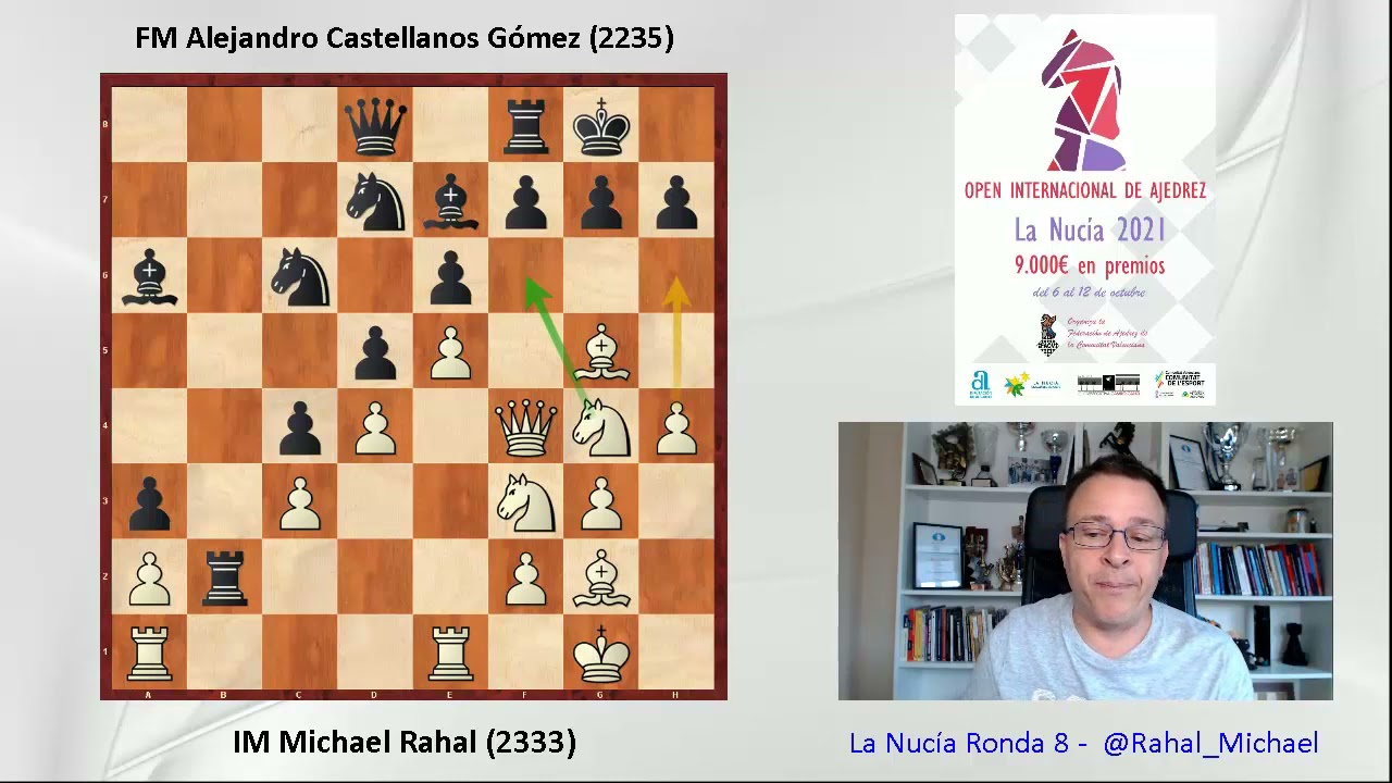 Ajedrez de Torneo - Ronda 8 del Internacional de La Nucía