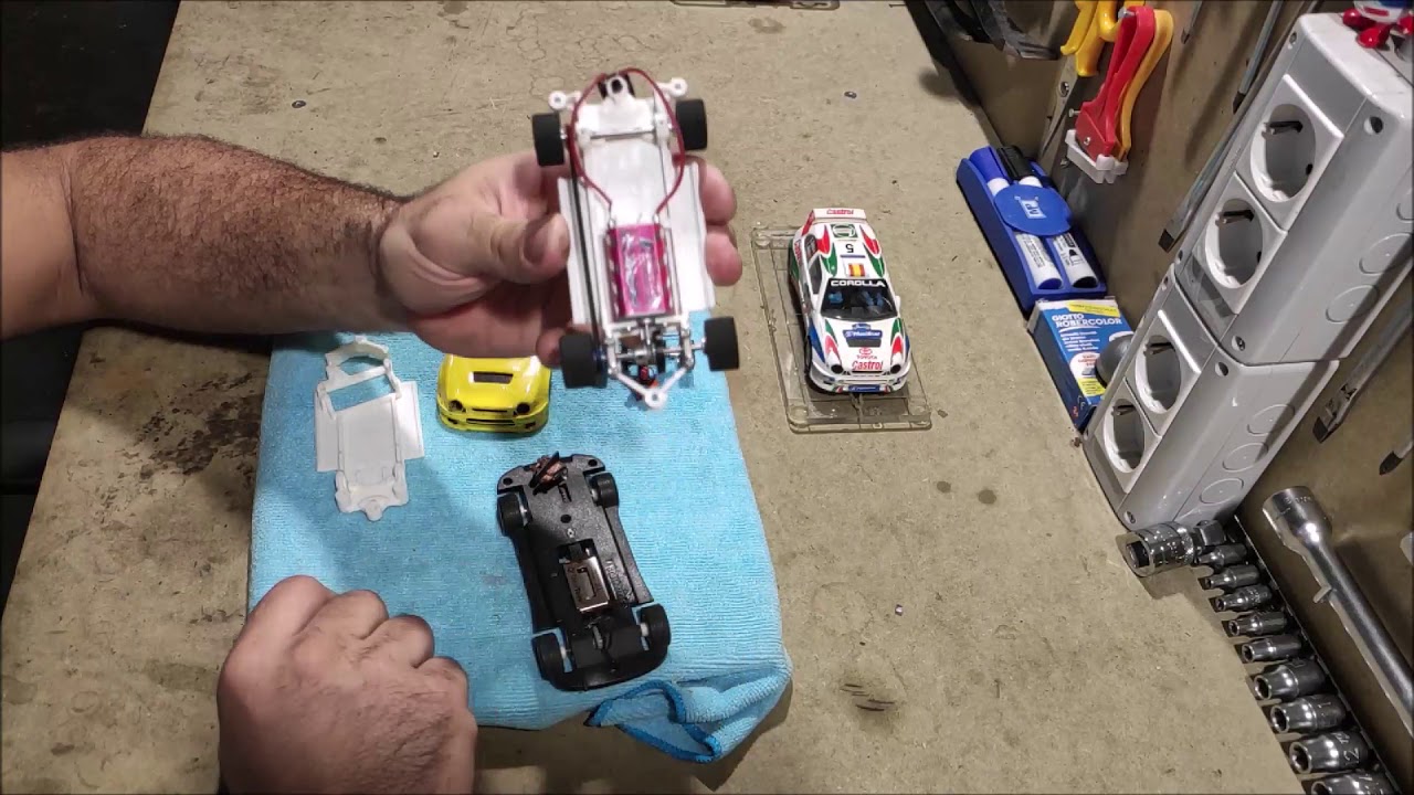 Chasis 3d para nuestros coches de Scalextric. Slot
