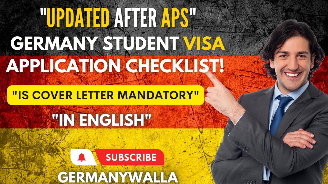 UPDATED Germany Student Visa Application Documents Checklist after Introduction of APS (2023)