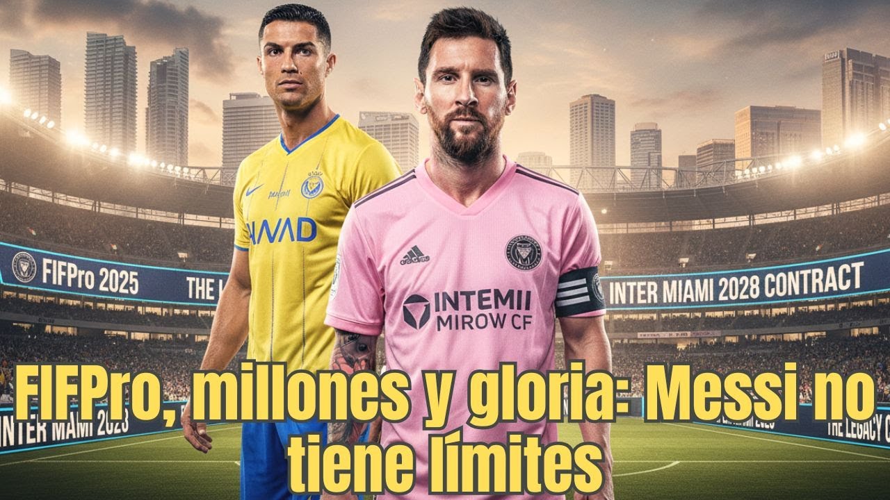 Nominaron a Messi al FIFPro 2025, renovó con Inter Miami… y Ronaldo respondió: así se escribe la