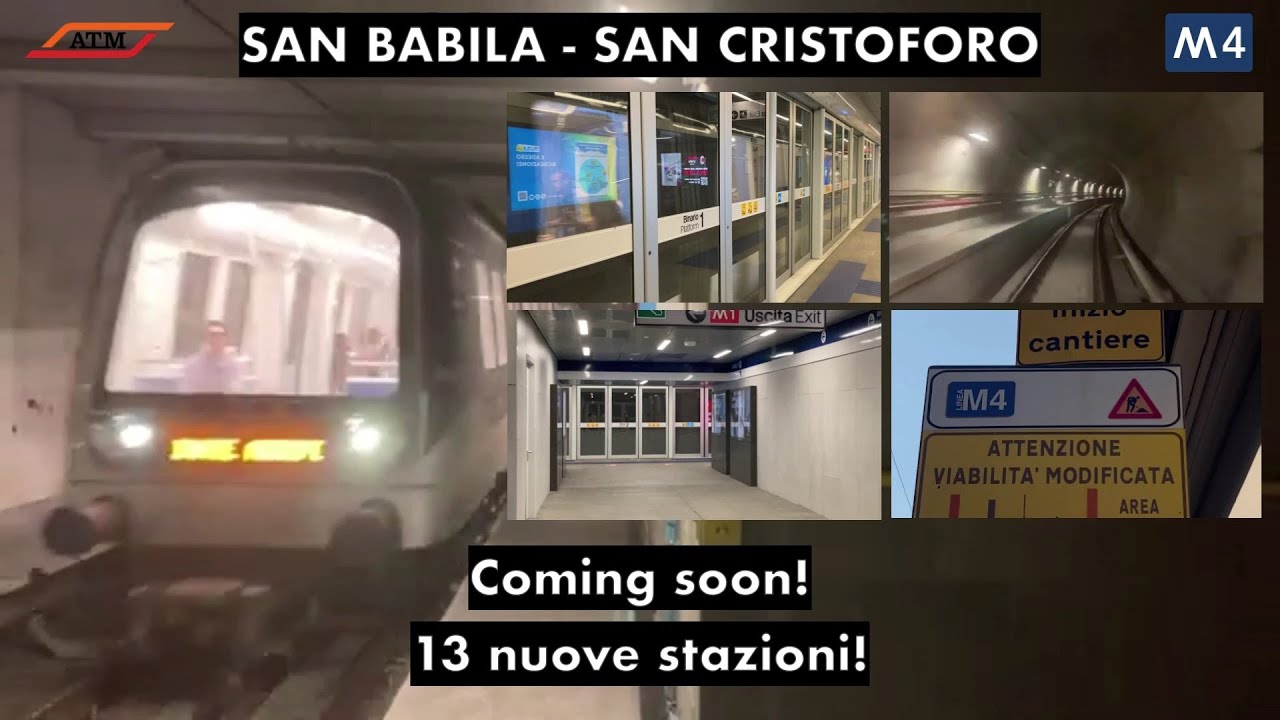 13 nuove stazioni in arrivo per la linea M4 di Milano. Spiegazione e localizzazione!