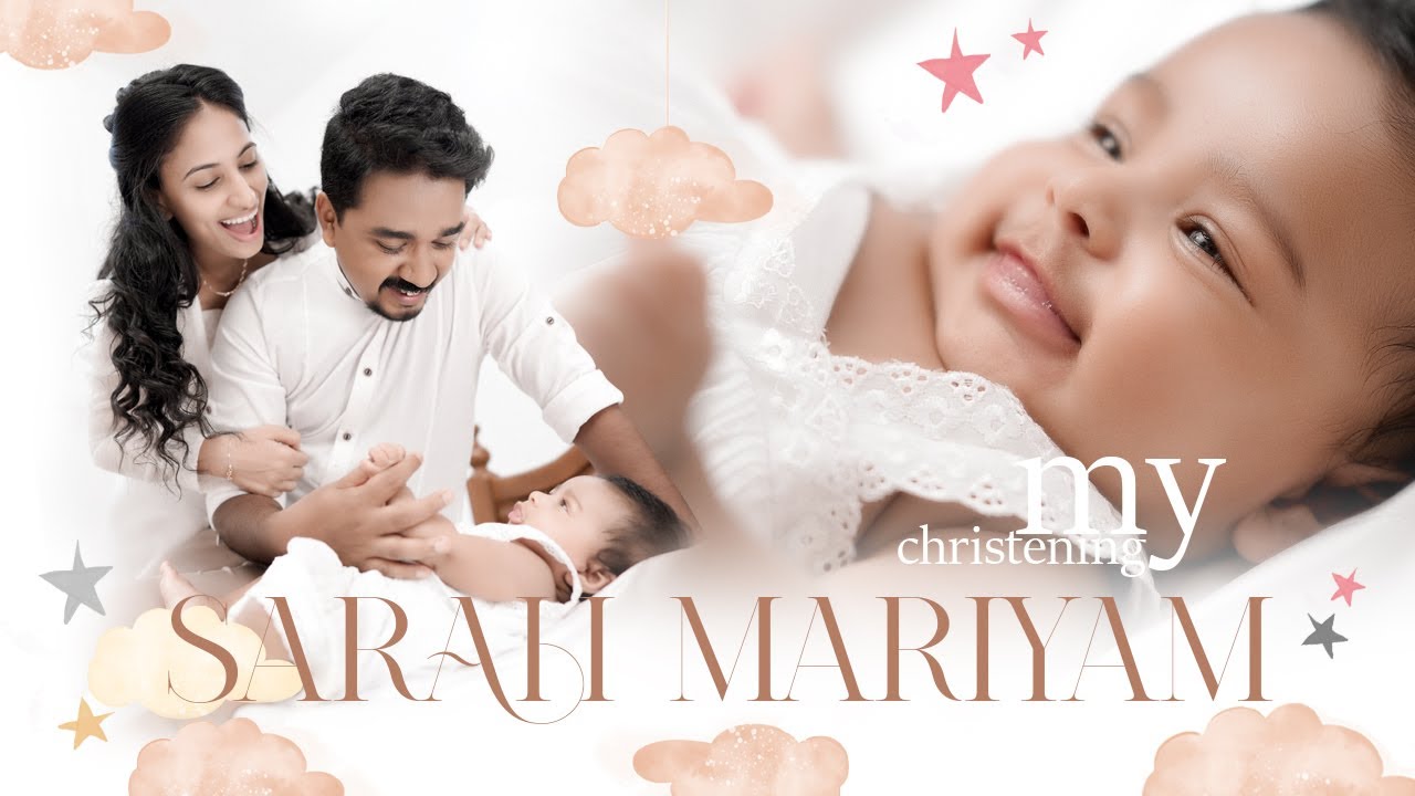 Christening of Sarah Mariyam Antony l Blackcoffee Photography l Kerala Baptism Highlights 2023 l
