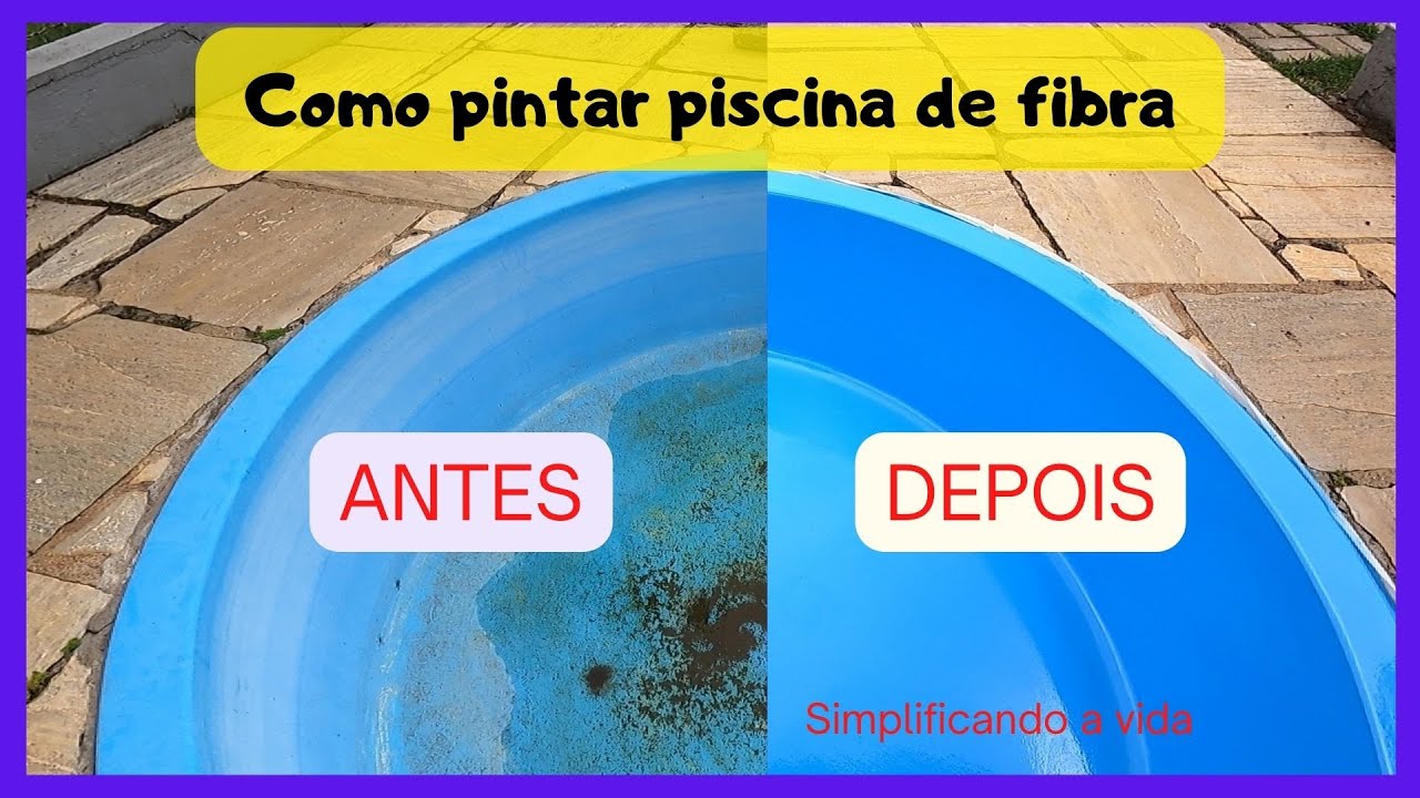 💦Como pintar piscina de Fibra💦