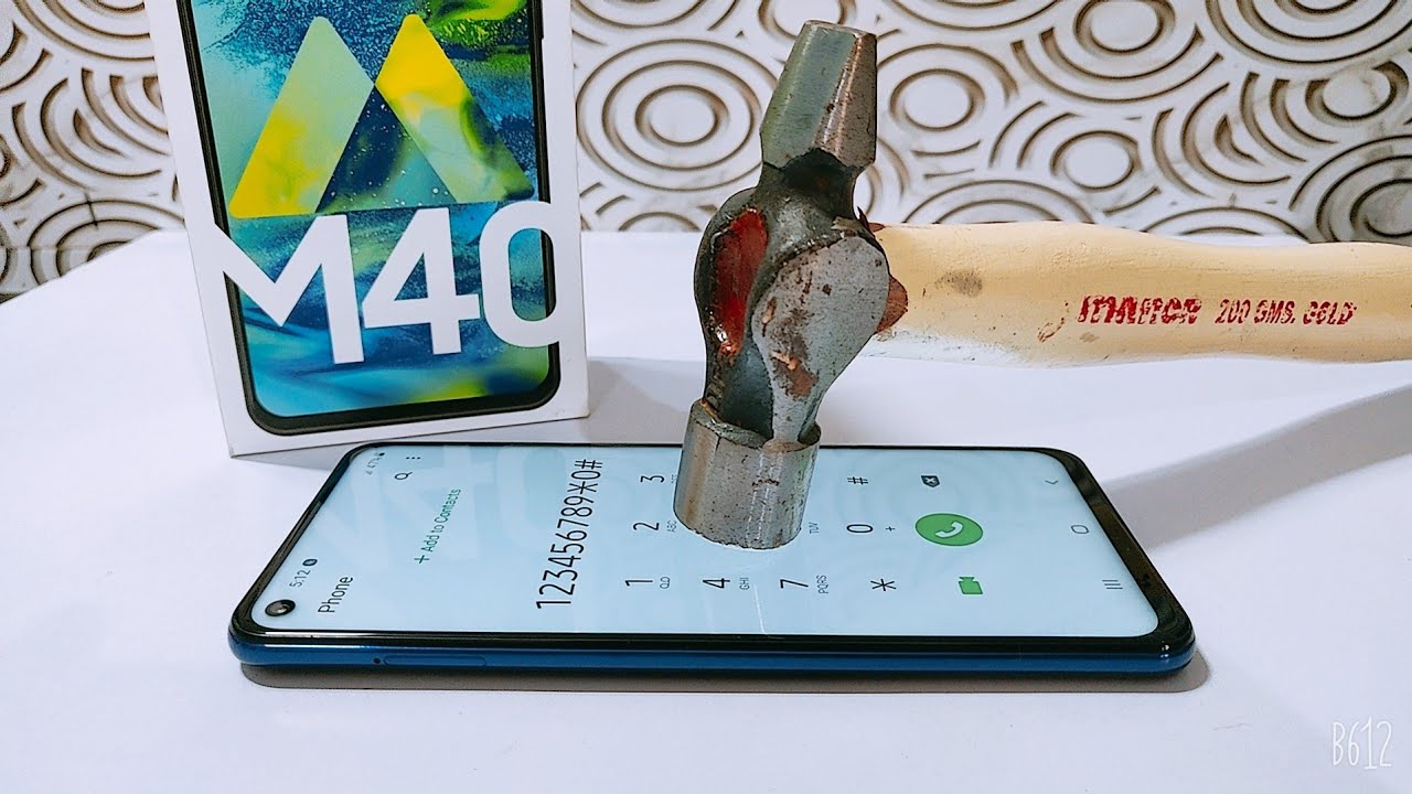 Samsung Galaxy M40 Screen Scratch Test ●Gorilla Glass🔨🔨