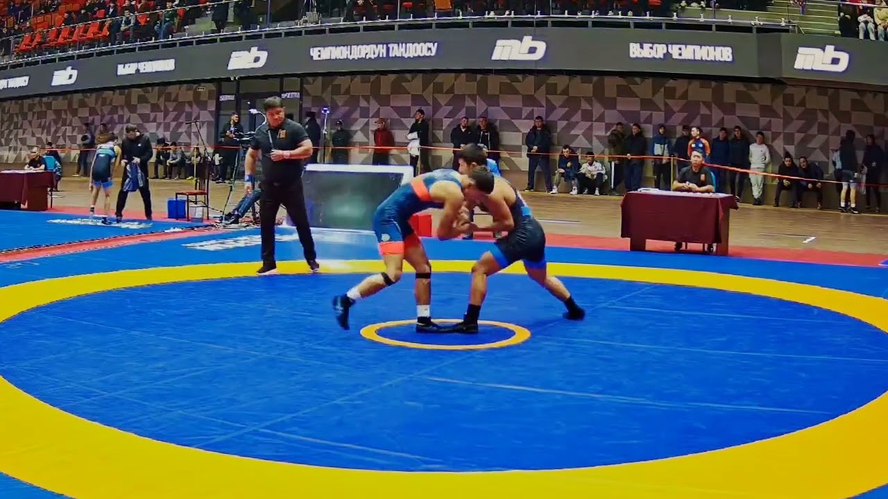 ГРЕКО-РИМКАЯ БОРЬБА. ЧЕМПИОНАТ КЫРГЫЗСТАНА-2026. 67 кг 1\4 Раззак Бейшекеев-Саид Туратбек уулу