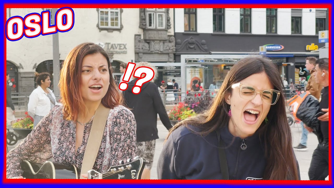 ΤΡΑΓΟΥΔΗΣΑ ΣΕ ΚΕΝΤΡΙΚΗ ΠΛΑΤΕΙΑ ΣΤΟ ΟΣΛΟ 🥲🇳🇴