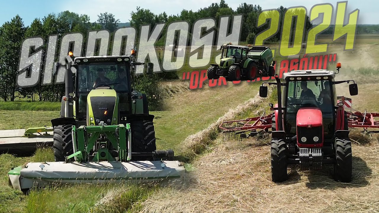✩ 🇵🇱 „KRAINA MLEKIEM I SIANEM PŁYNĄCA!”✩  PEŁNOMETRAŻOWE SIANO W GR MOLAS! ✩ 4X CLAAS & 1X MF ✩