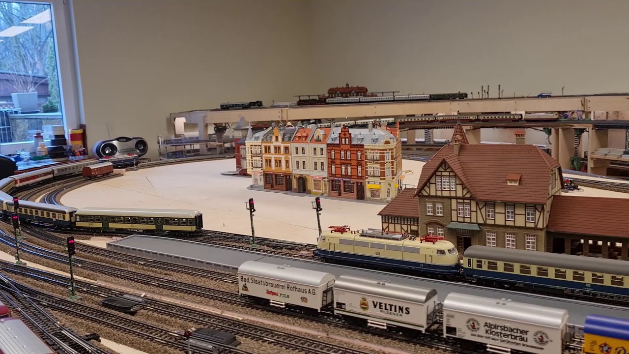 Jägersburg Bahnhof - Test Automatikbetrieb und Signale