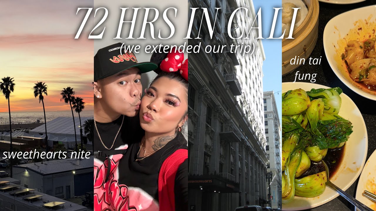 BAECATION VLOG: SWEETHEARTS NITE + VDAY IN LA ❤️✨🏰🥟