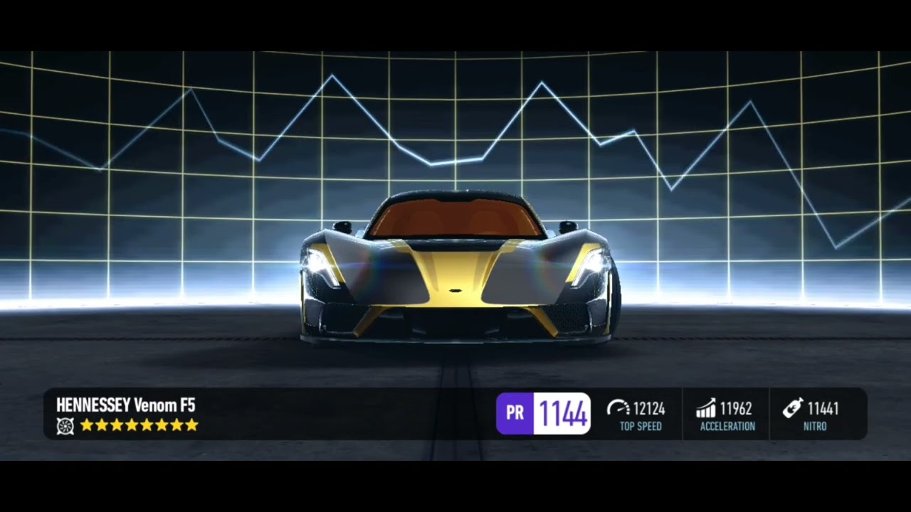Nfs no limits : Hennessey Venom F5 | Maxed out + Tuned mode(UGR)