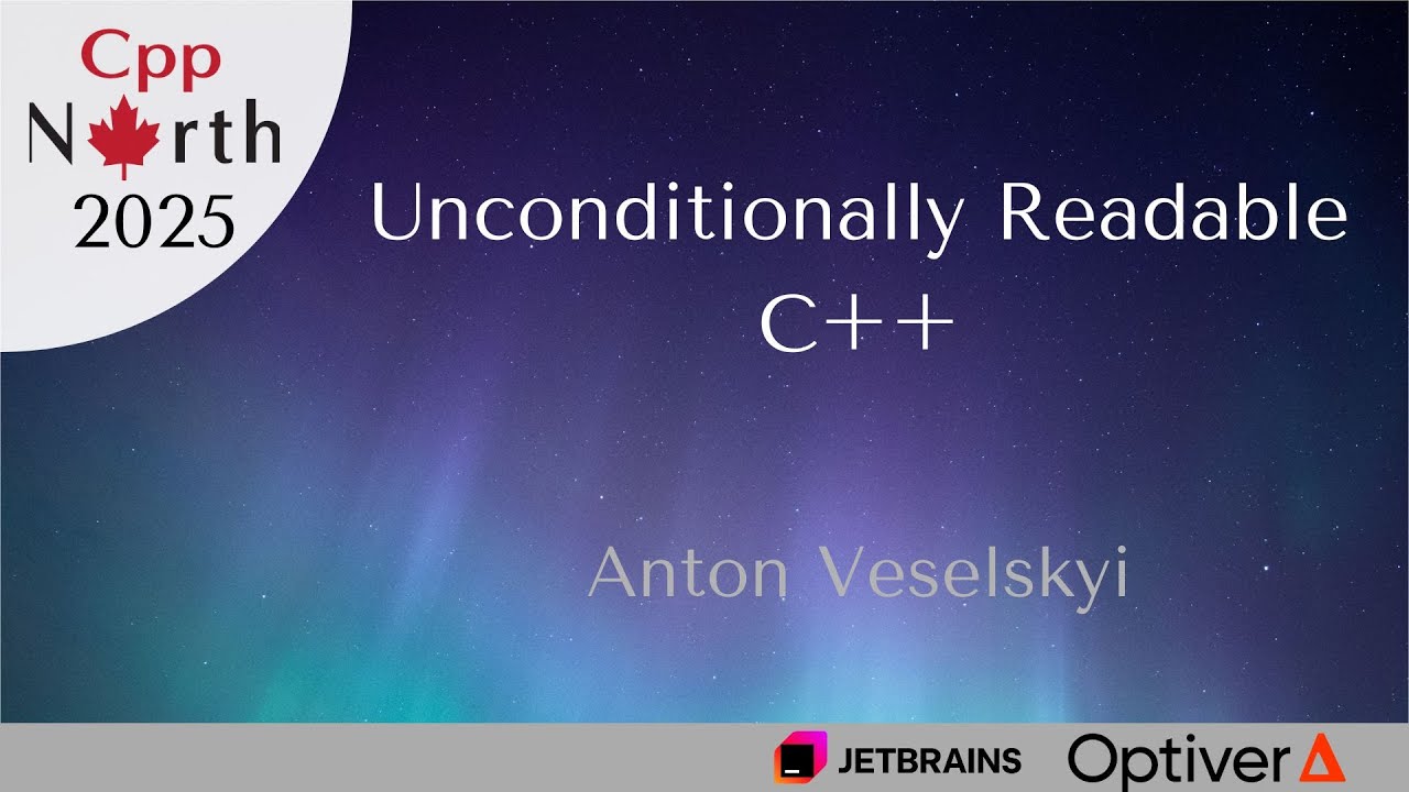 (Блиц-доклад) Антон Веселский — Безусловно читаемый C++