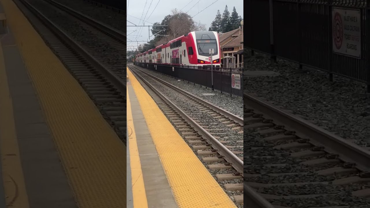 Railfanning at Menlo Park @caltrain Station on Monday, 2/9/26.