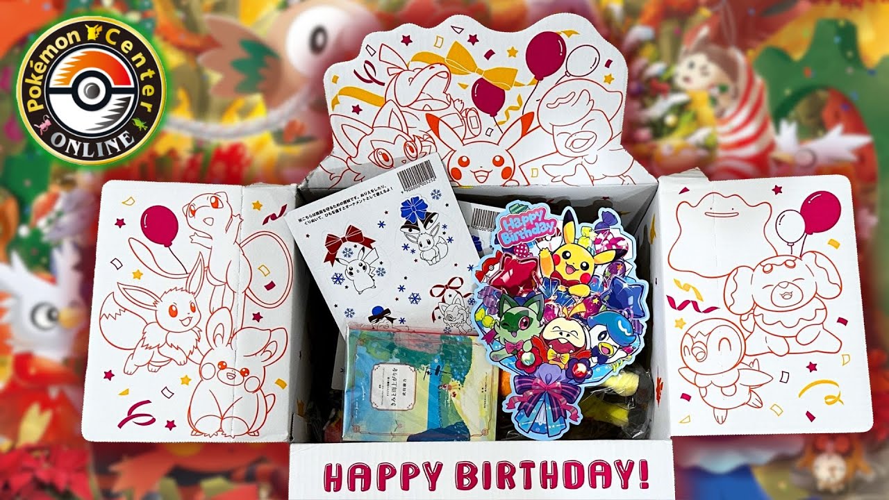 Pokemon Center Japan Birthday & Christmas Mail Day!