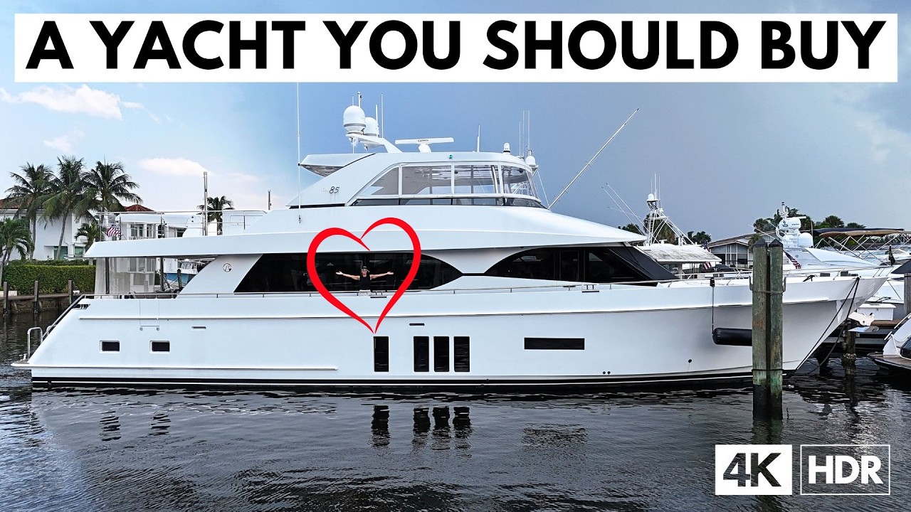 2016 Ocean Alexander 85E тур на моторной яхте с проживанием на борту