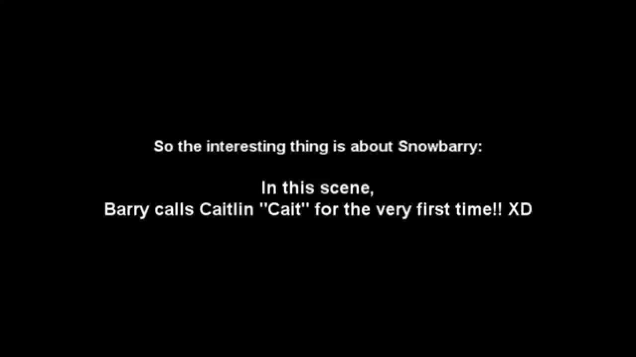 The Flash 1x20 - Snowbarry (Barry & Caitlin) Scene