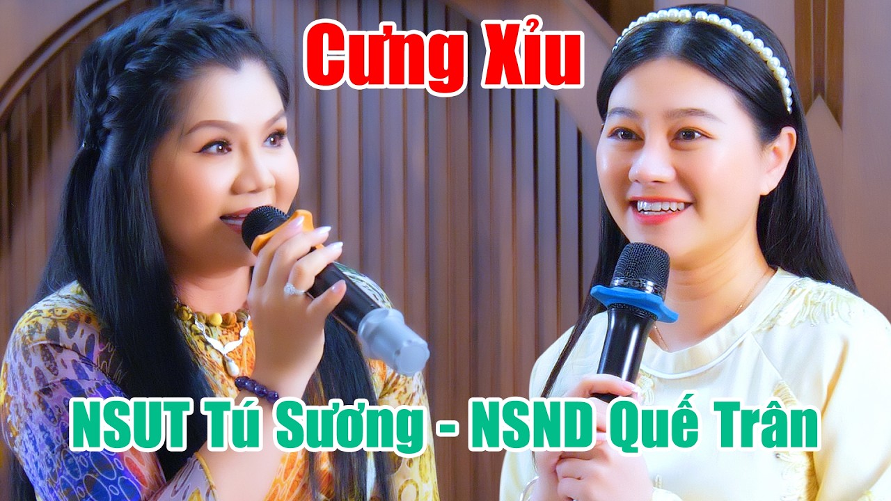 Cưng Xỉu với Độ Đáng Yêu Dễ Thương Của 2 Chị Em NSND Quế Trân NSUT Tú Sương Song Ca Quá Tuyệt Vời