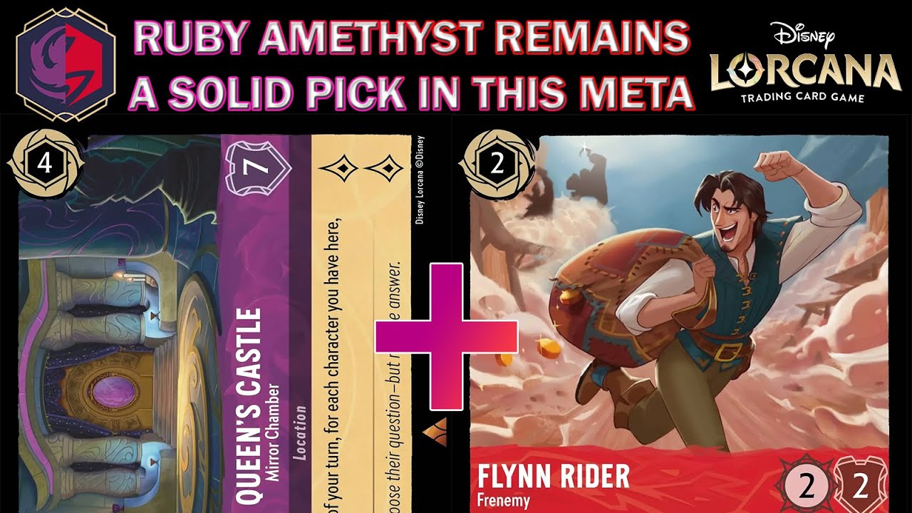 🔴🟣 RUBY AMETHYST - THE DECK WITH ANSWERS FOR EVERYTHING IN THE META? - Disney Lorcana Gameplay