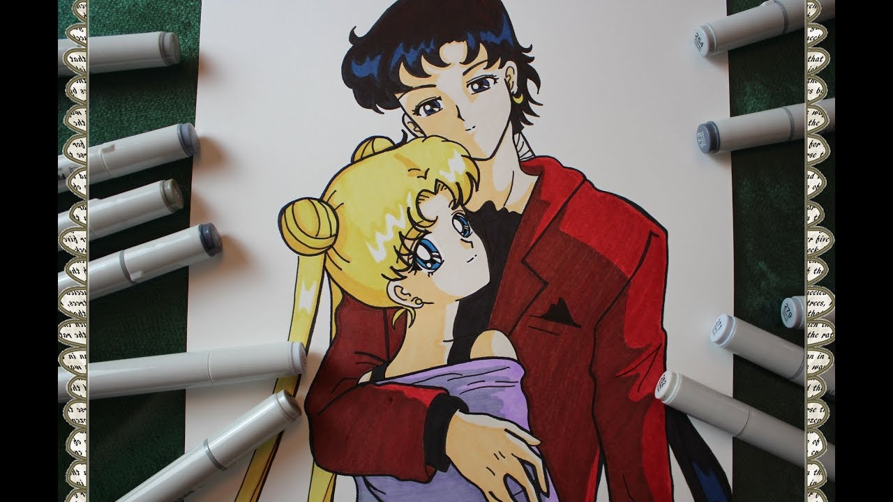 Cómo Dibujar a Usagi Tsukino & Seiya Kou How To Draw Sailor Moon Stars Speed Drawing CarlosNaranjoTV