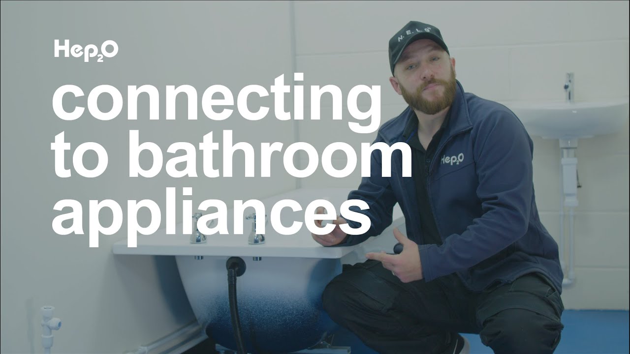 How to connect Hep2O to bathroom appliances