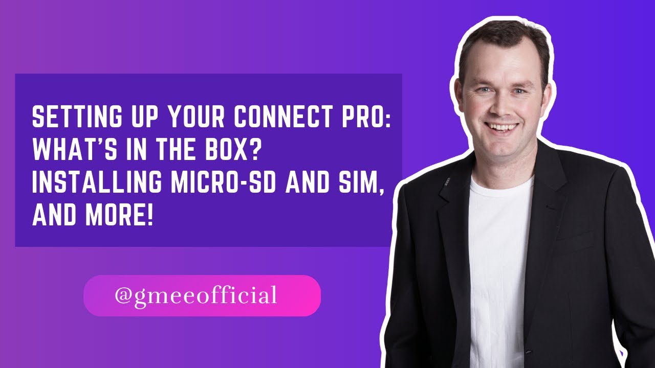 Getting started with your G-mee Connect Pro