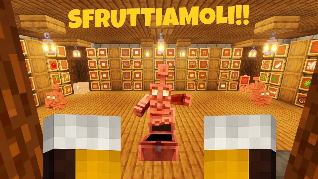 Ho costruito un intero magazzino gestito SOLO da COPPER GOLEM!!