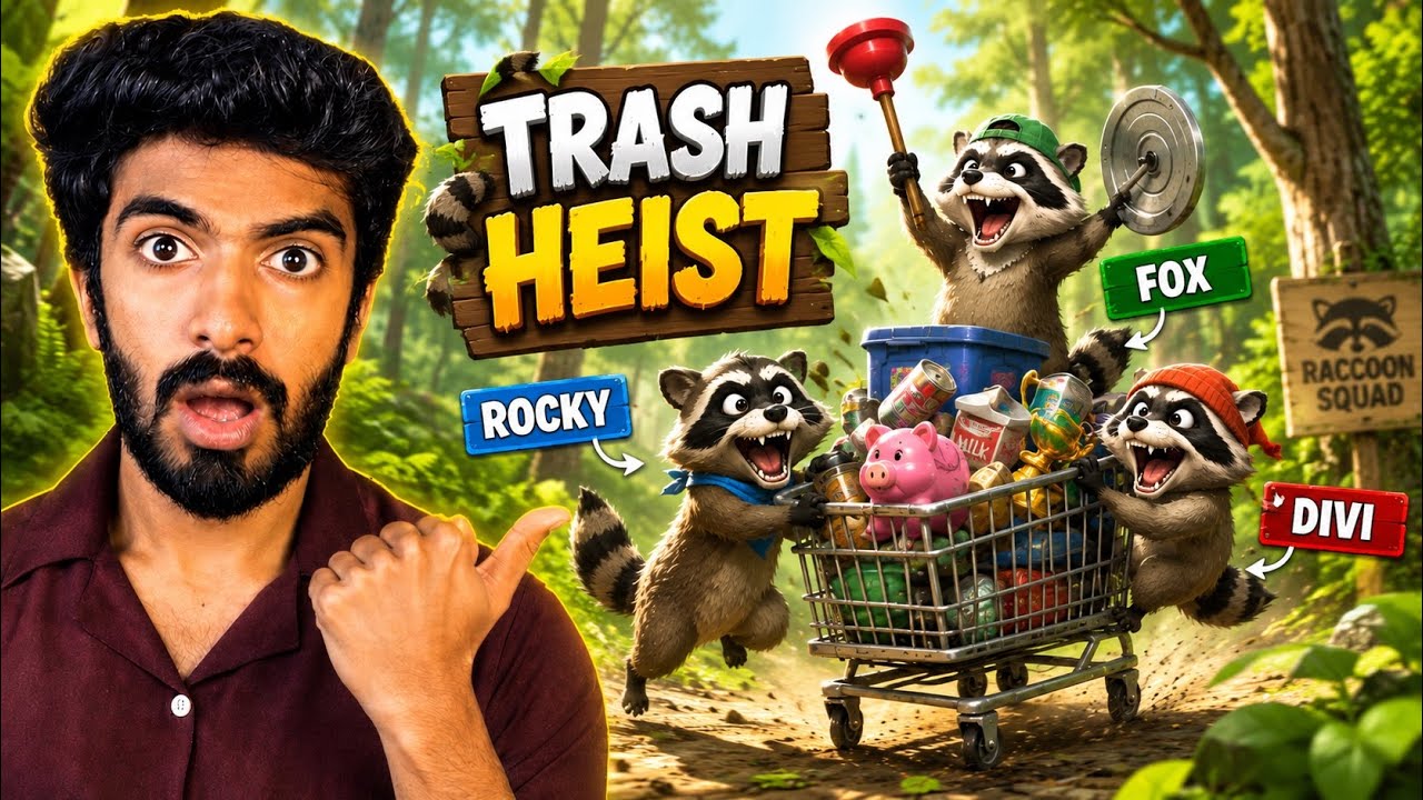 Trash Heist 🗑️🤘| Trash Day ft@RockyTamilGaming @Divi_Plays 