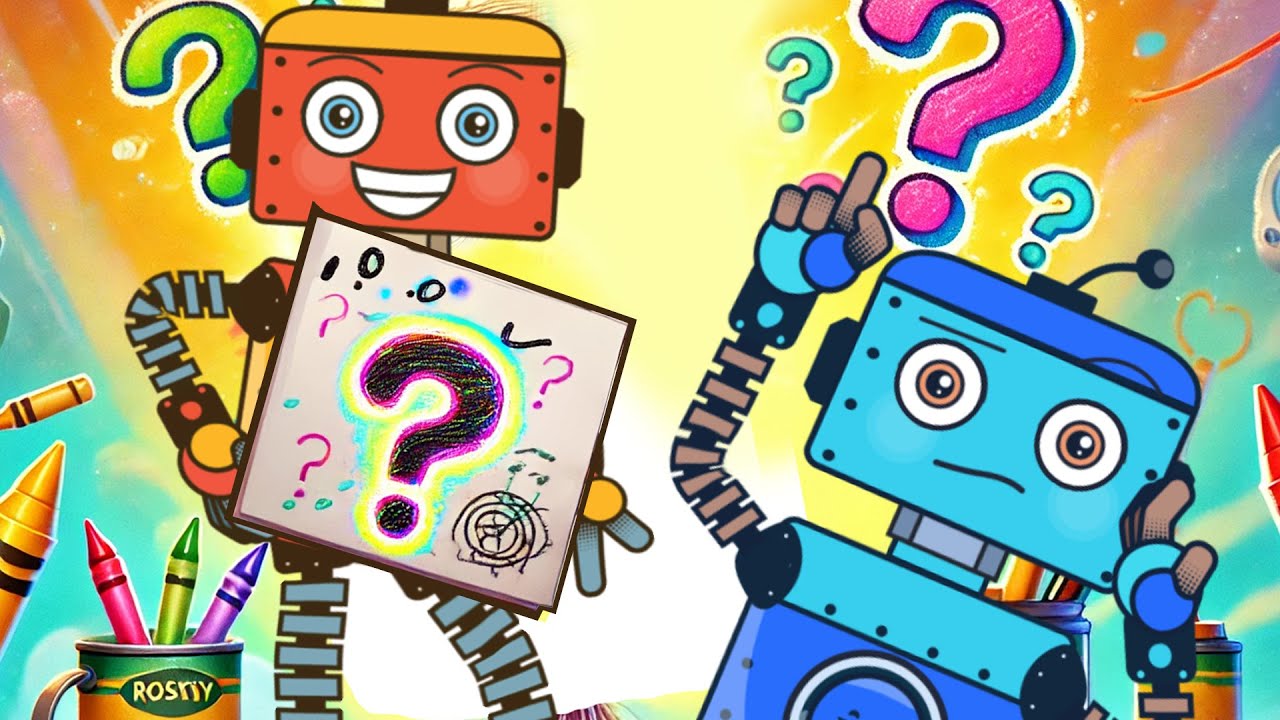Can you solve the mystery drawing? 🤔🎨| Rusty's World