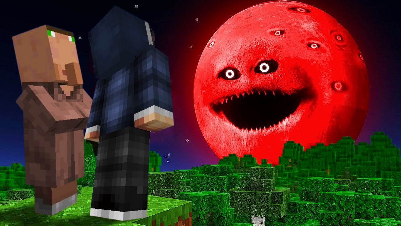 RAGE I KOVALSKI PREŽIVALJAVAJU DŽINOVSKU KRVAVU MESEČINU U MINECRAFT-U